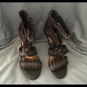 Fergie leather sandals.